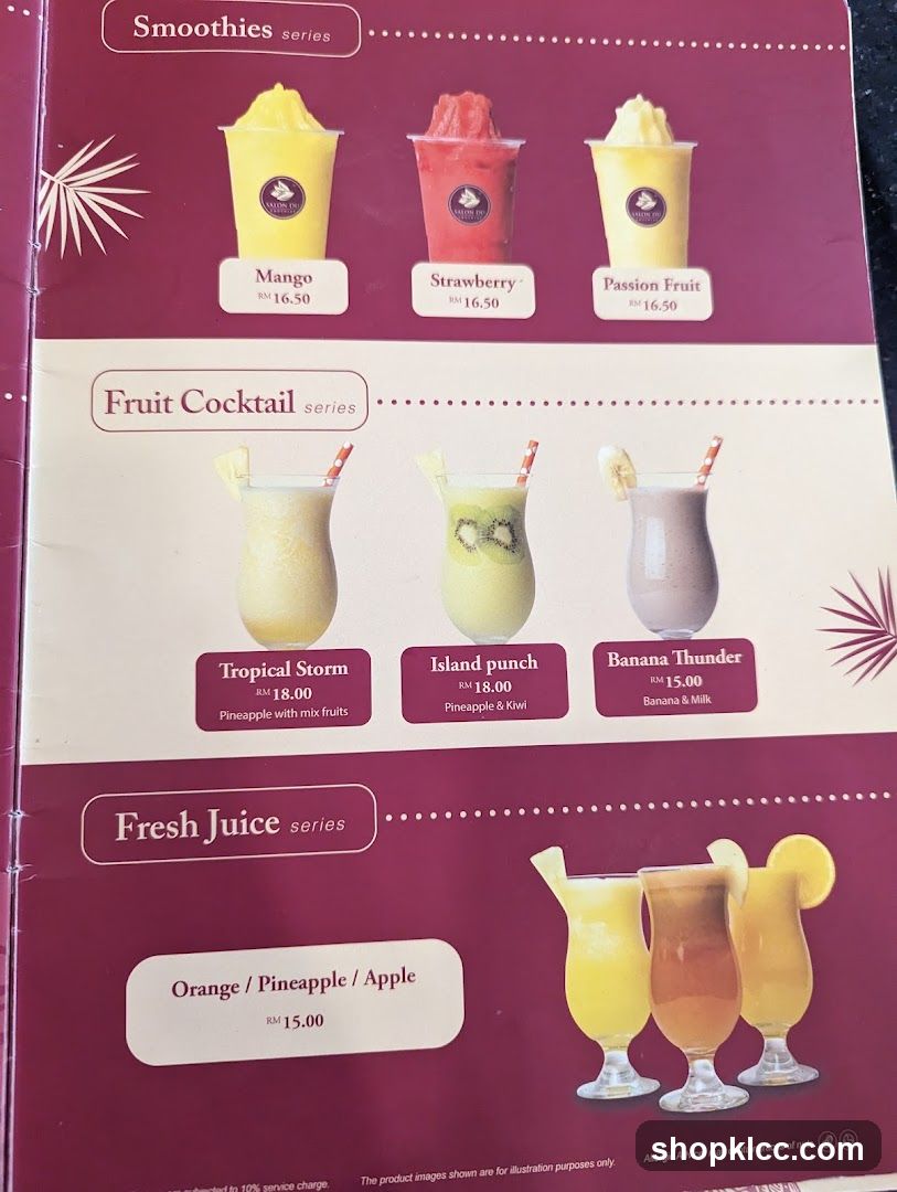 Beverage Menu