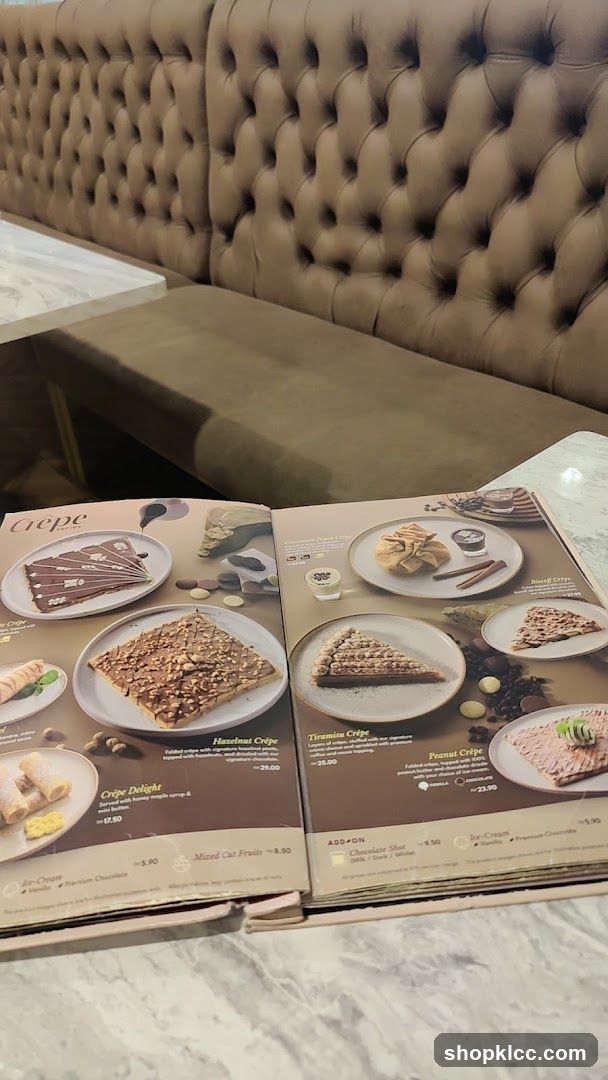 Crepe Menu