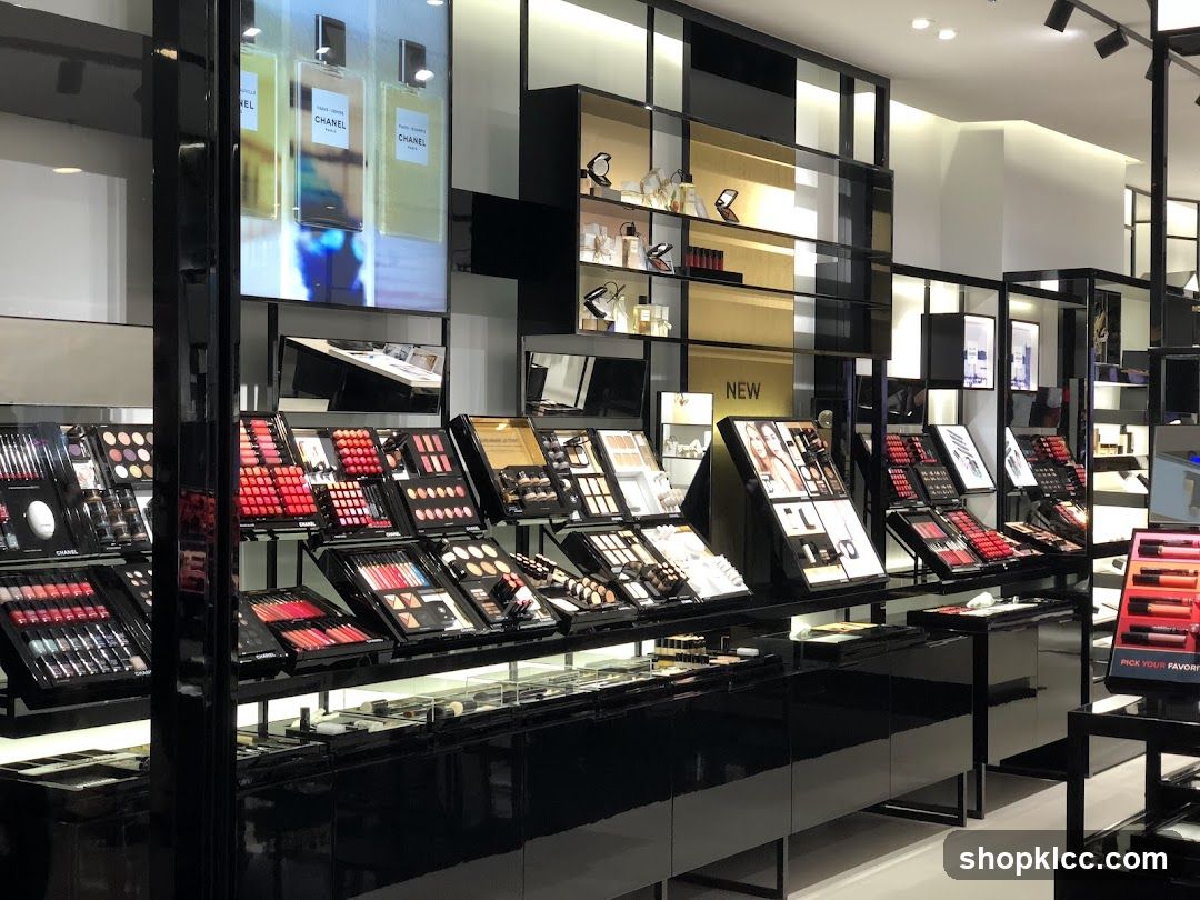 Chanel Makeup Display