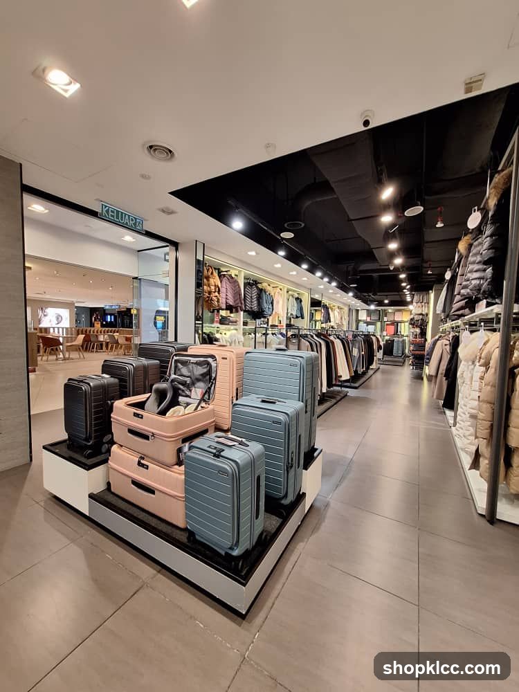 Luggage and Apparel Display