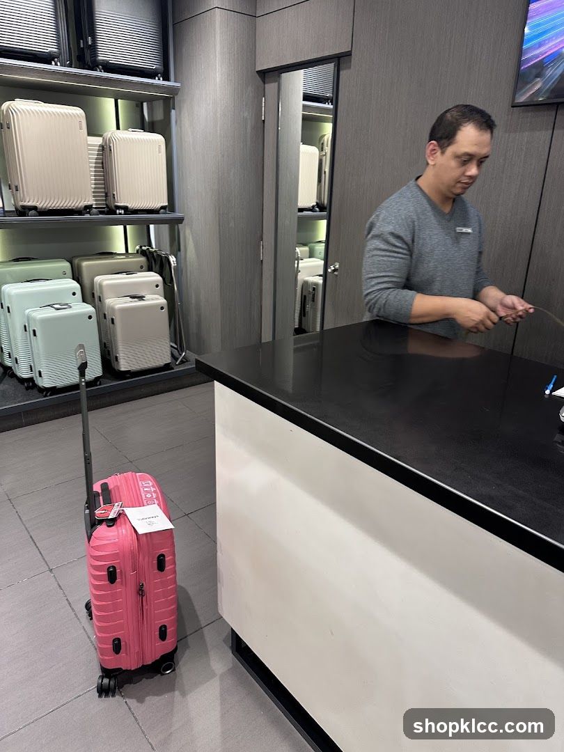 Luggage Store Interior