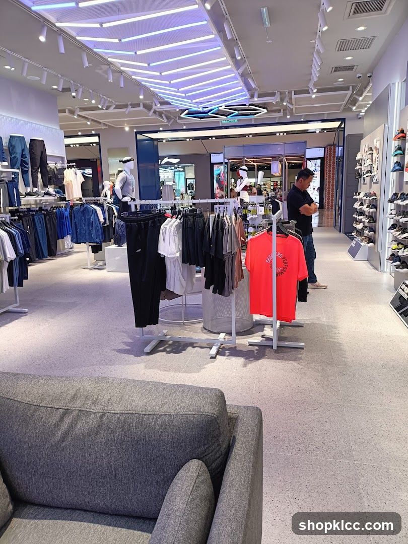 Clothing store interior