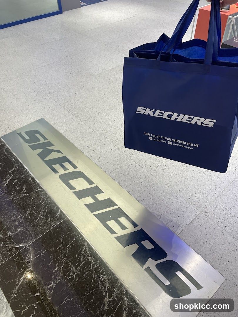 Skechers Shopping Bag and Floor Sign