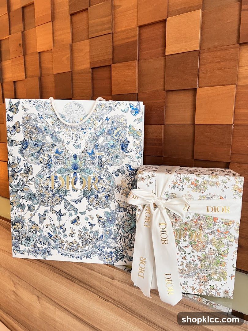 Dior Shopping Bag and Gift Box