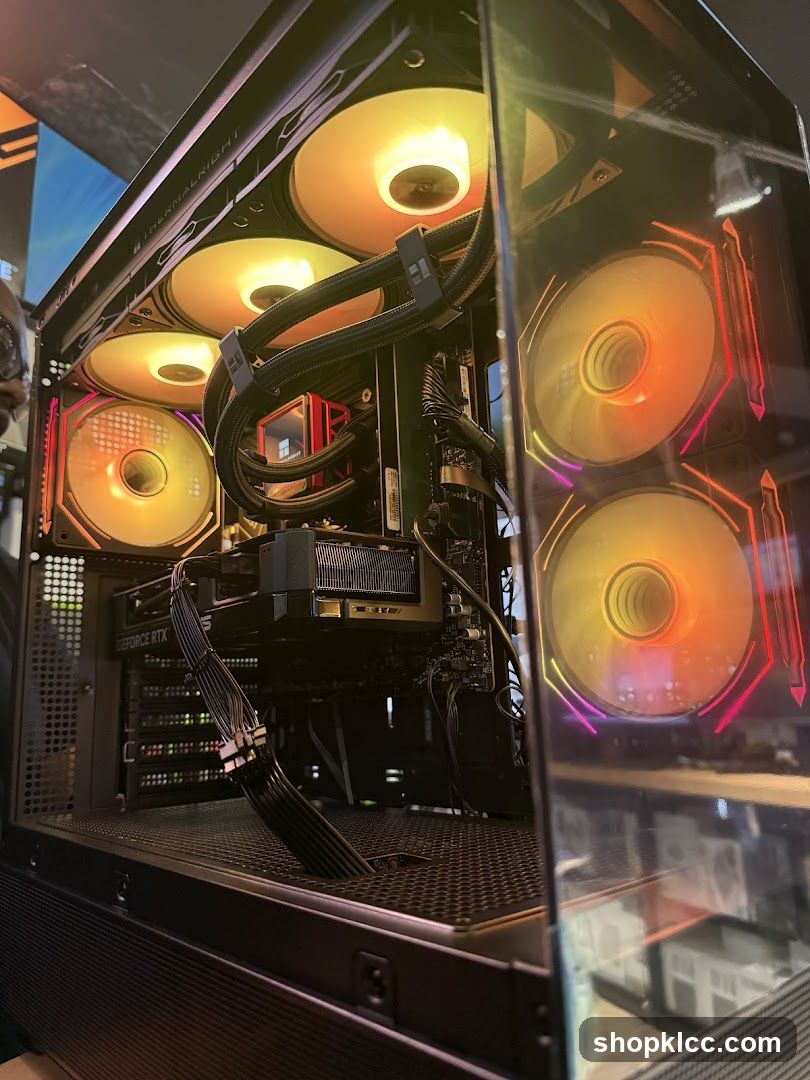 Computer Case with RGB Fans