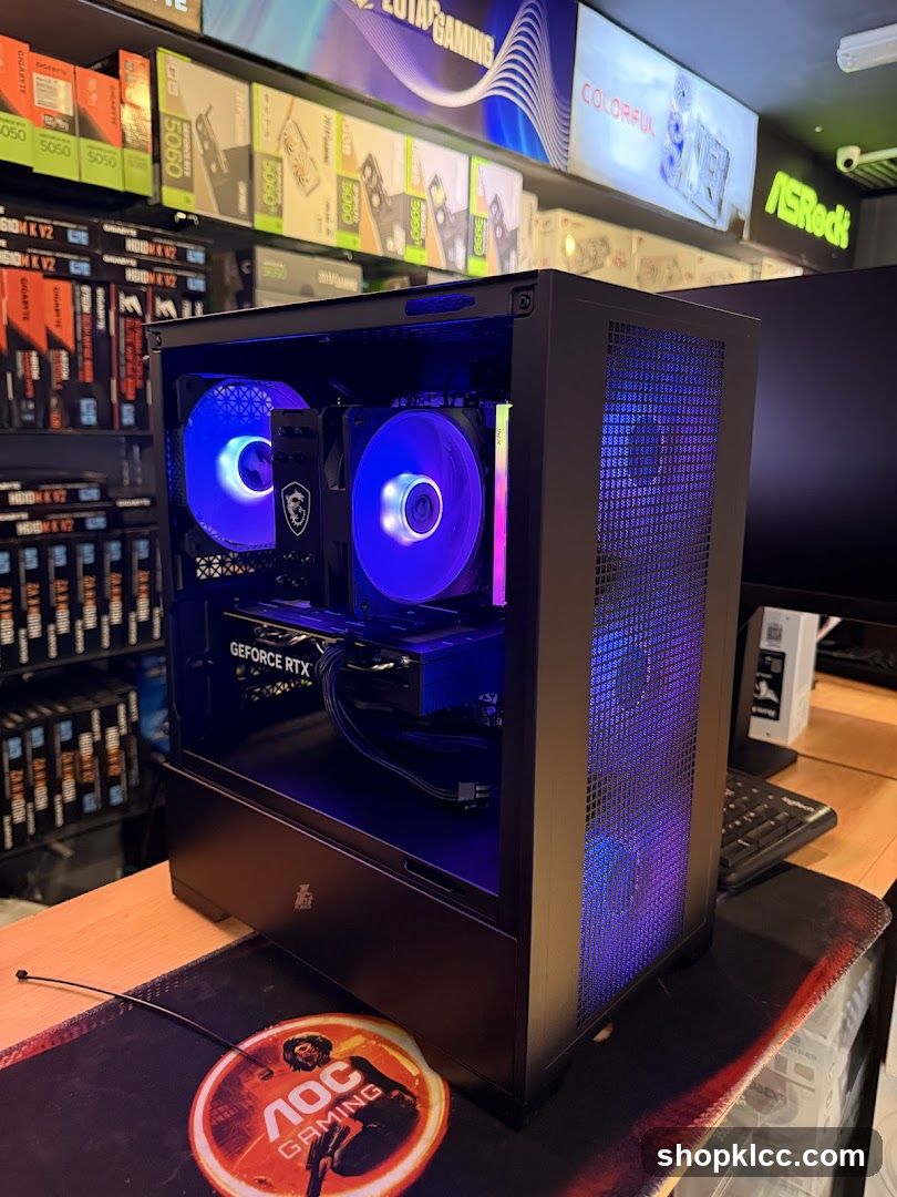 Computer Case with RGB Lighting