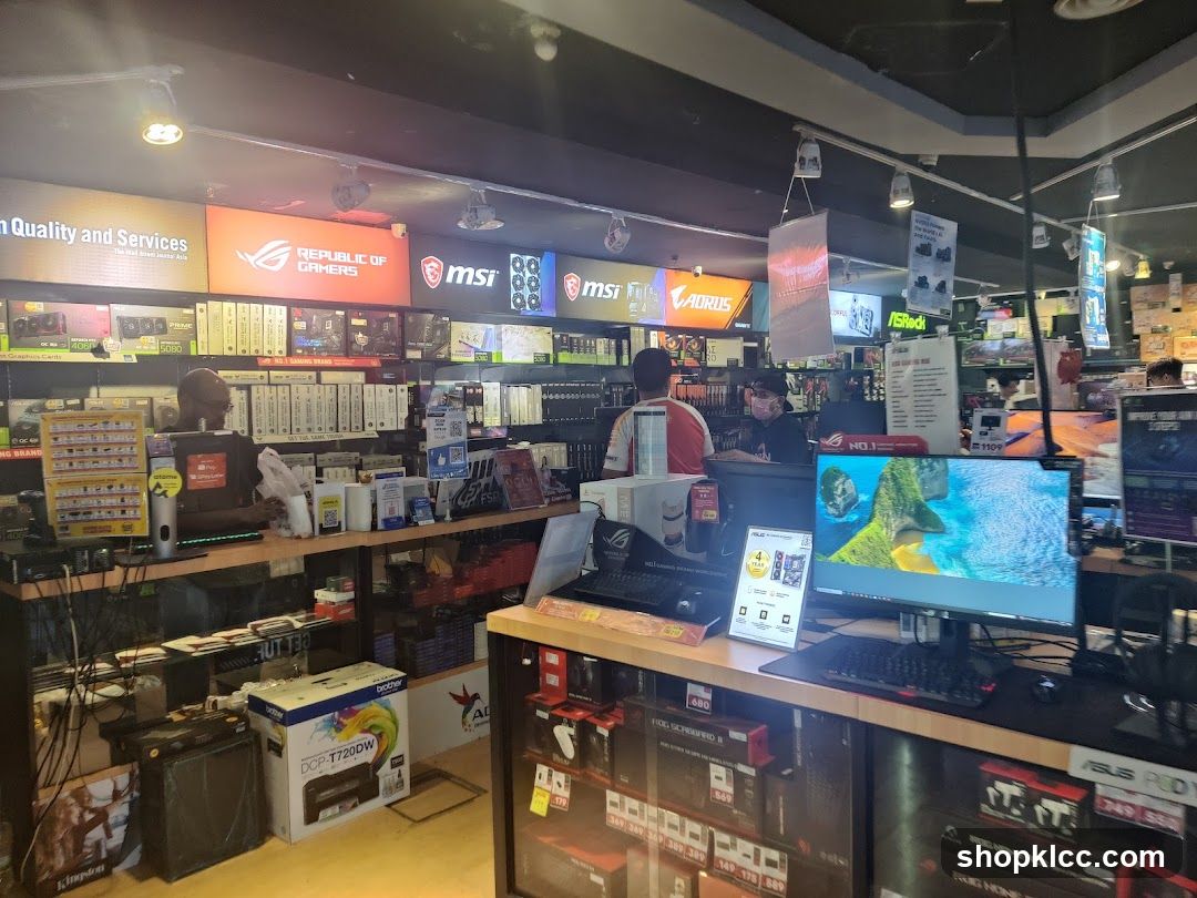 Computer Store Interior