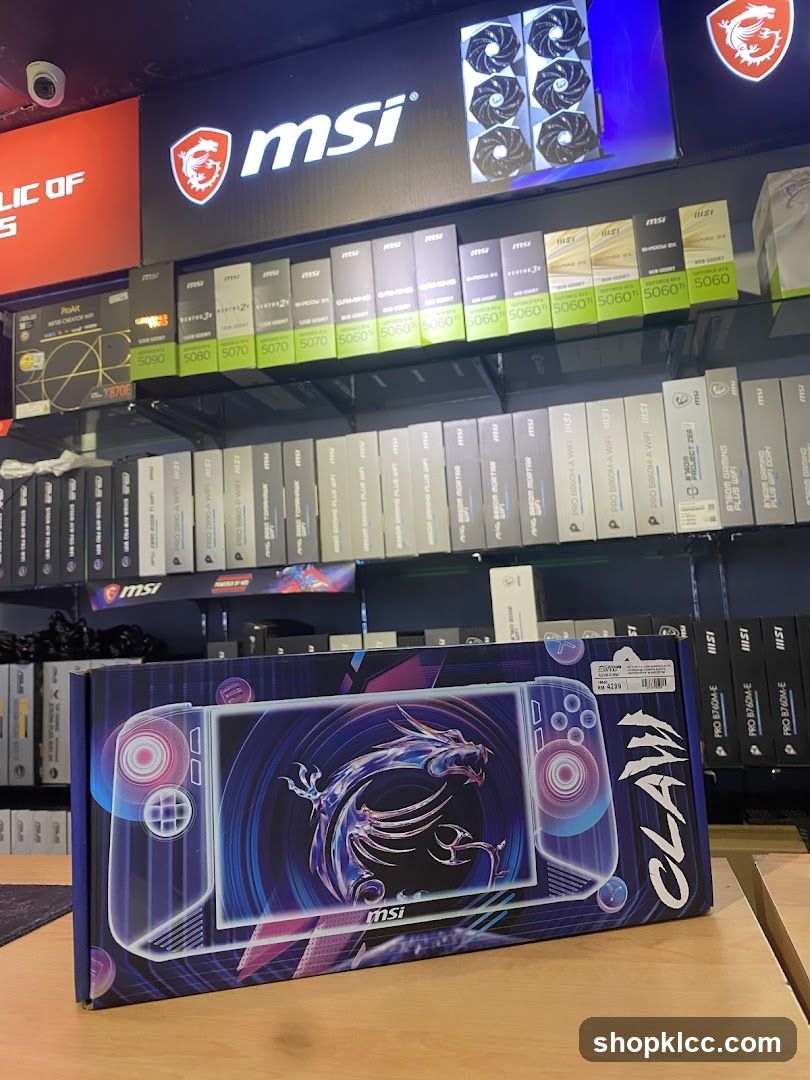 MSI Products Display