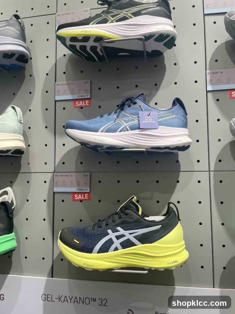 Running Shoes Display