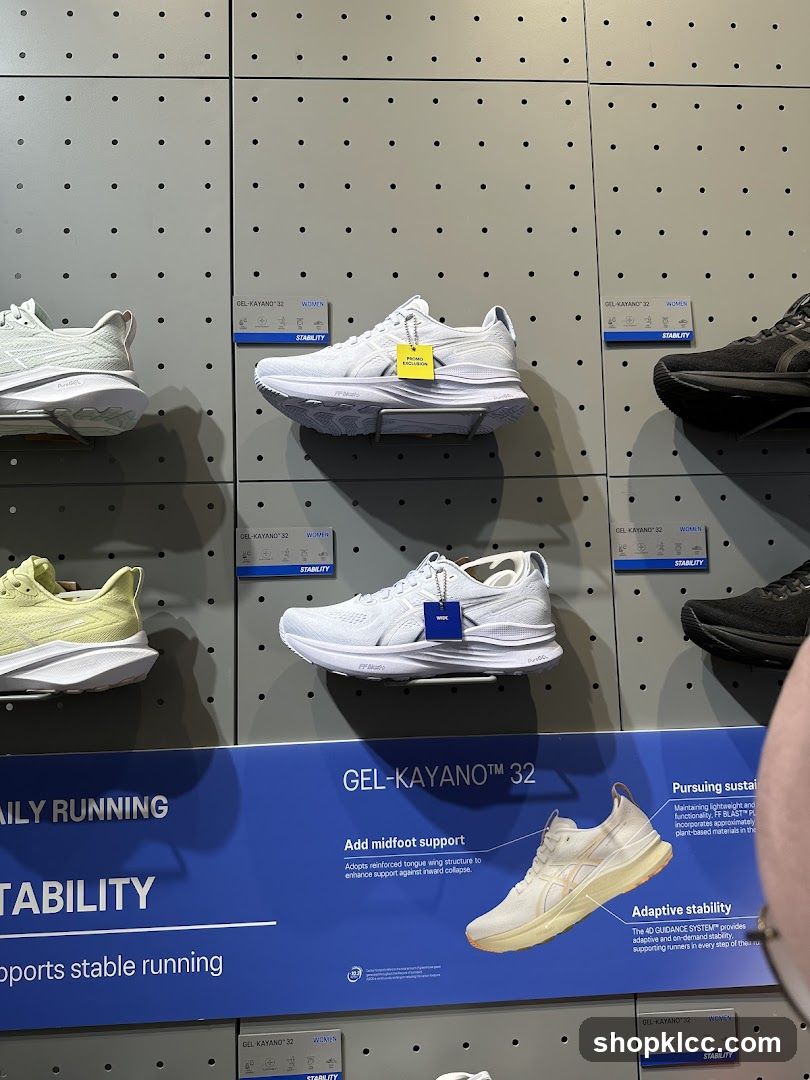 Running Shoes Display