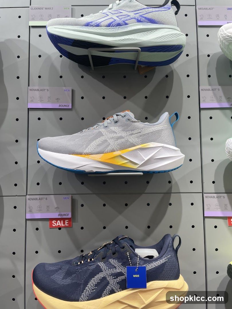 Running Shoes Display