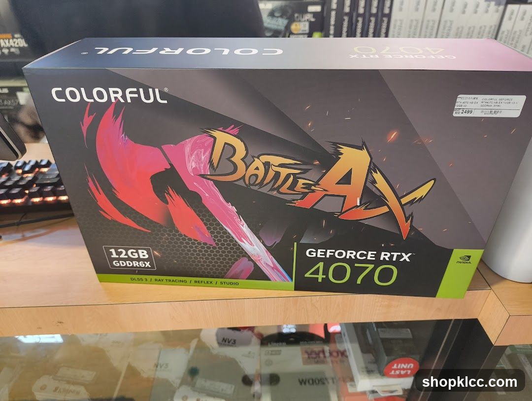 Colorful GeForce RTX 4070 Graphics Card Box