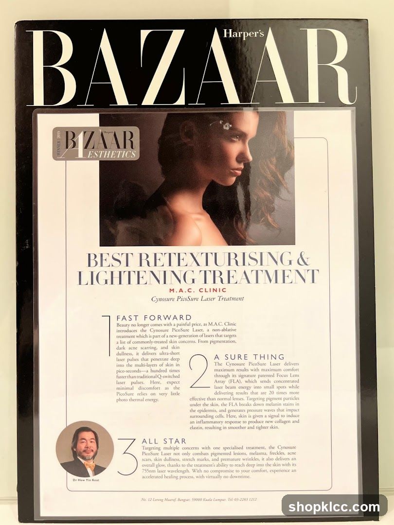 Harper's BAZAAR Esthetics Advertisement