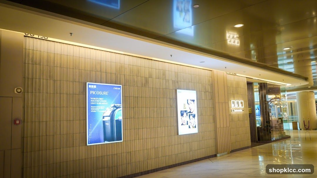 Mall Interior with Advertisements