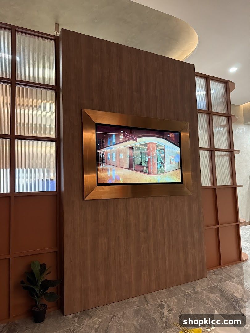 Digital Display in Modern Interior