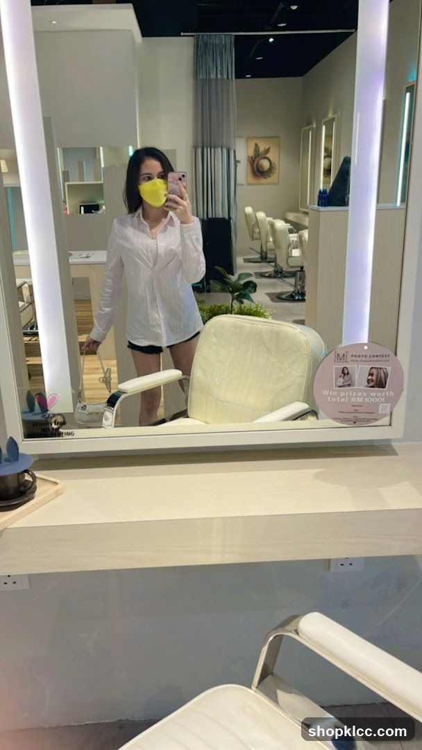 Woman in a salon