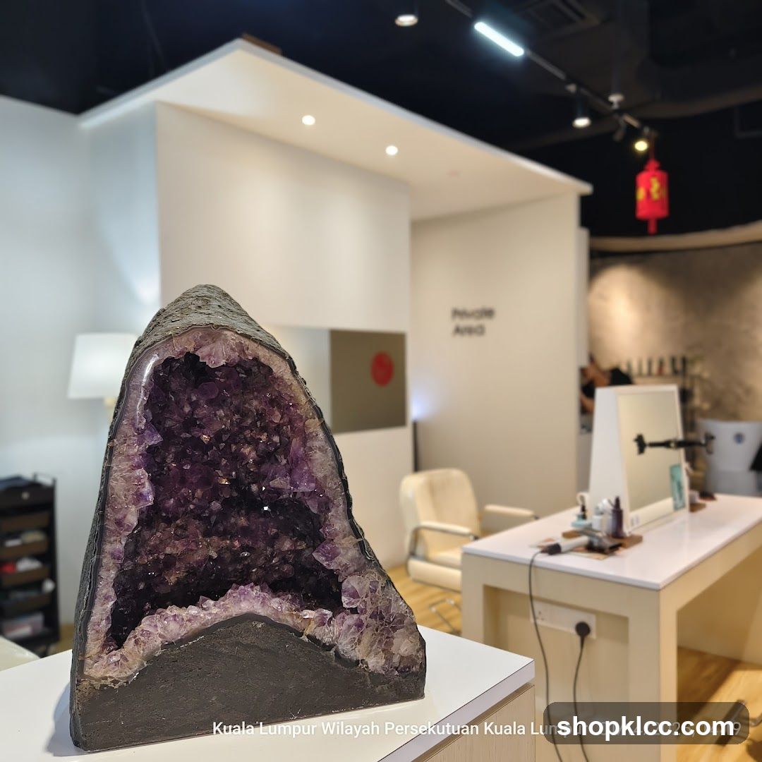 Amethyst Geode Display
