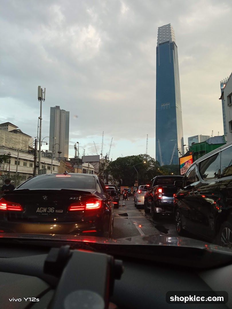 Traffic Jam with Tall Buildings