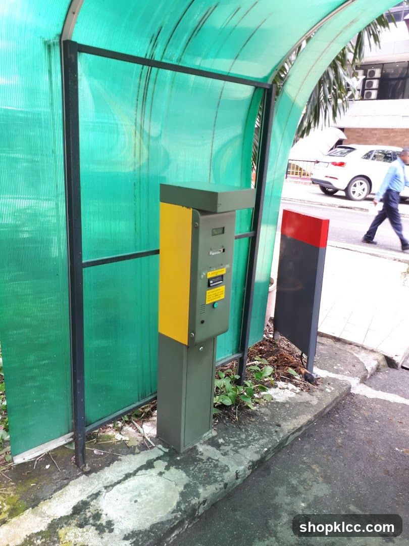 Parking payment machine