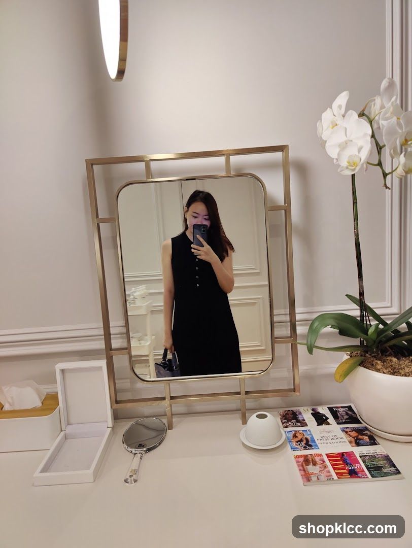Woman Taking Mirror Selfie