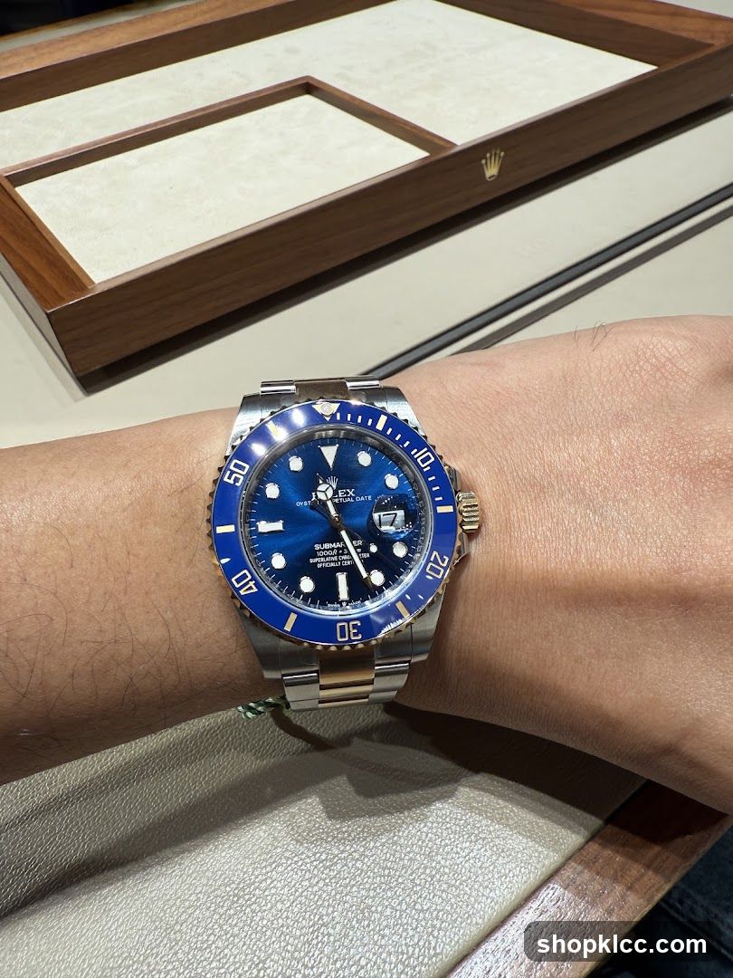 Rolex Submariner on wrist