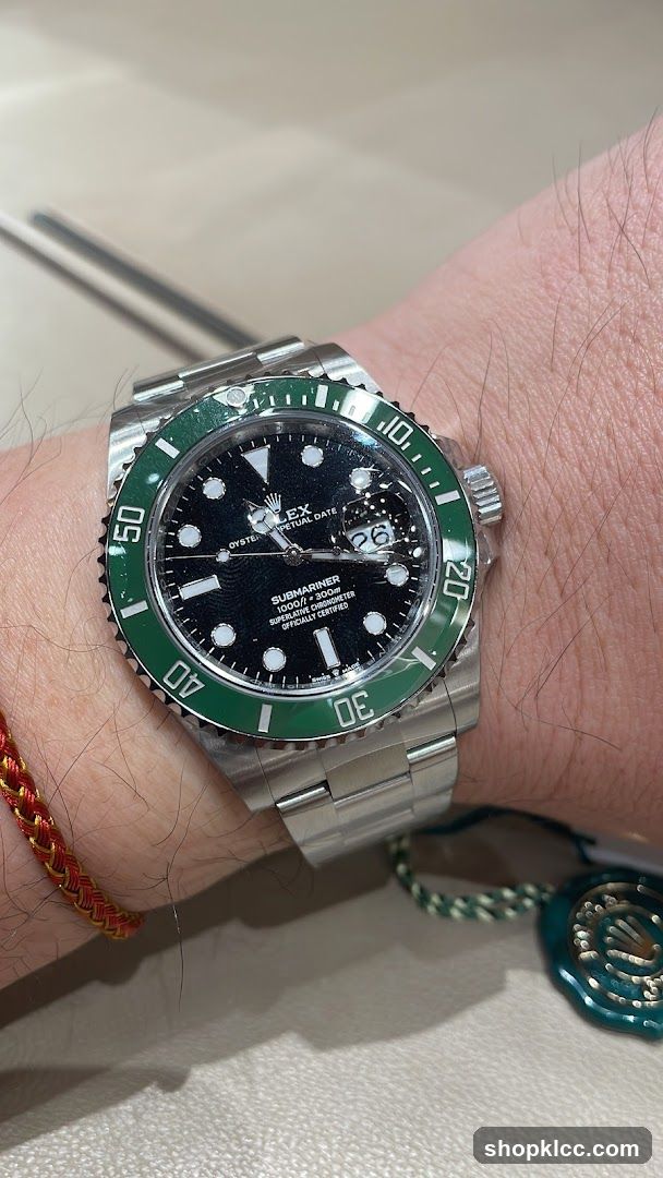 Rolex Submariner on wrist