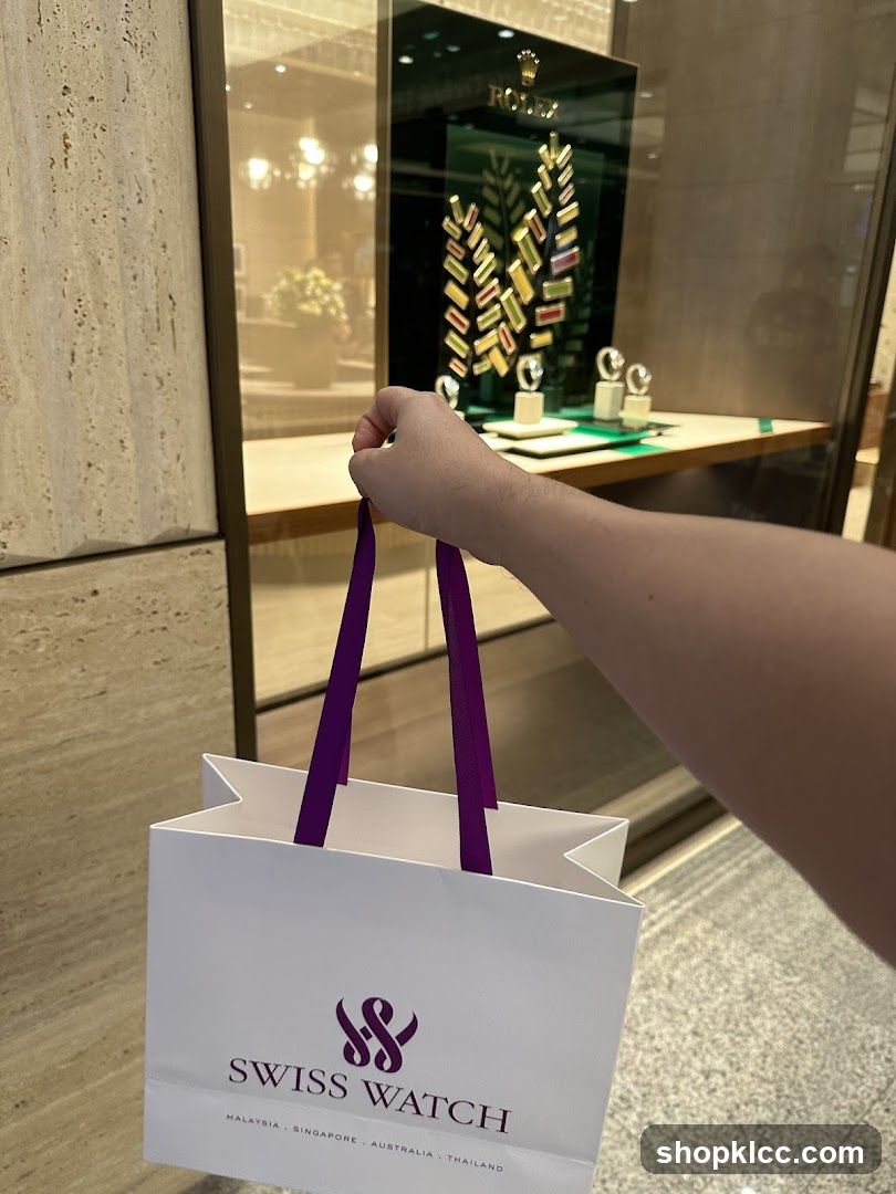 Swiss Watch Shopping Bag