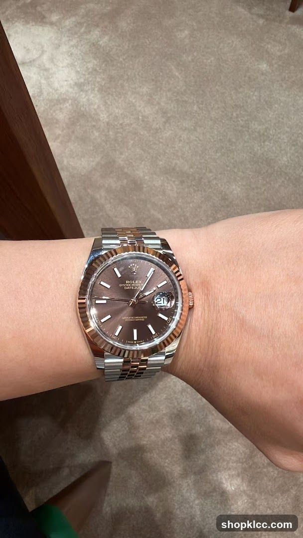 Rolex Watch on Wrist