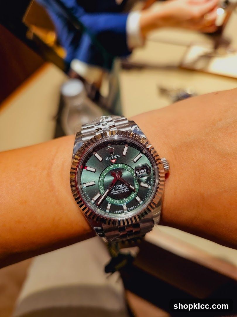 Rolex Datejust Watch on Wrist