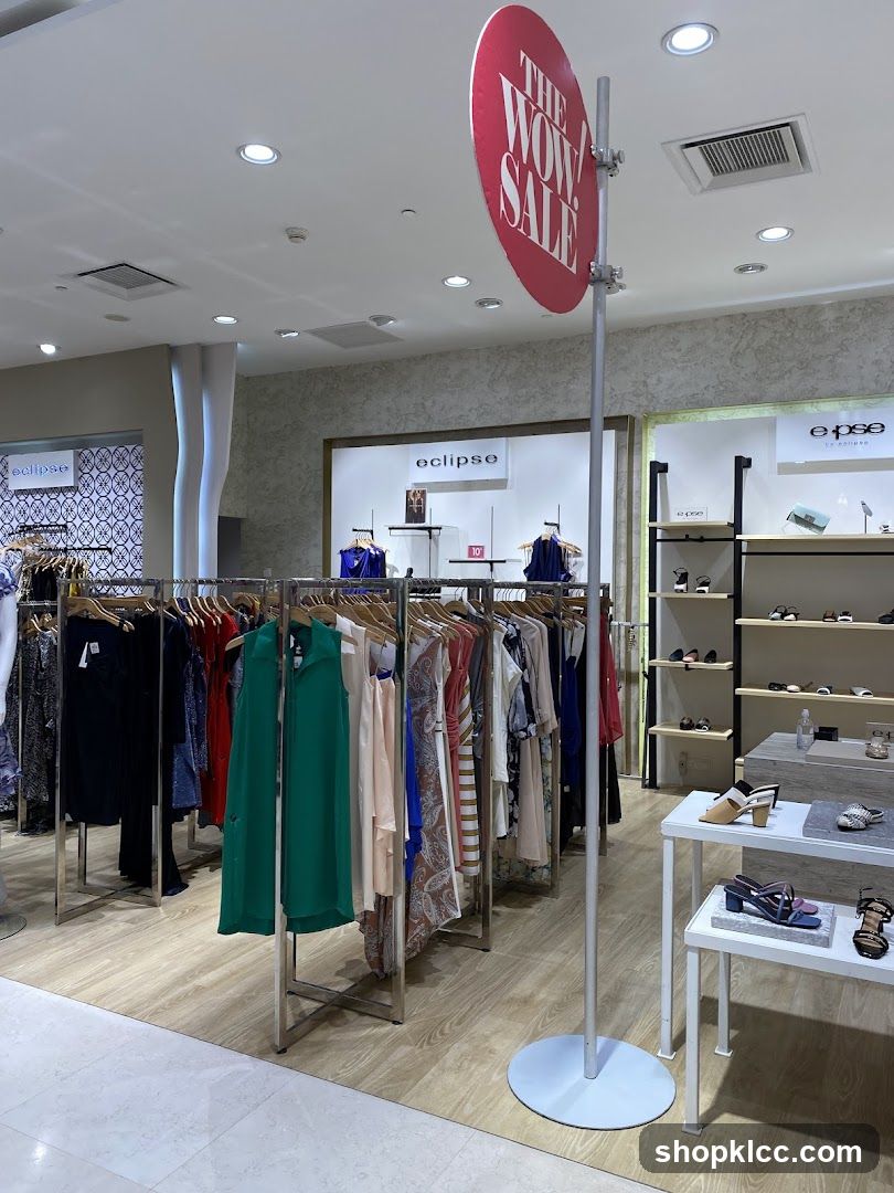 Clothing store sale display