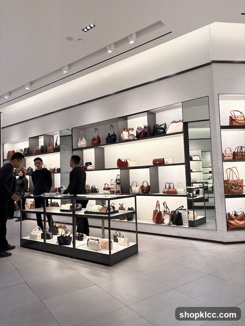 Luxury Handbag Store Interior