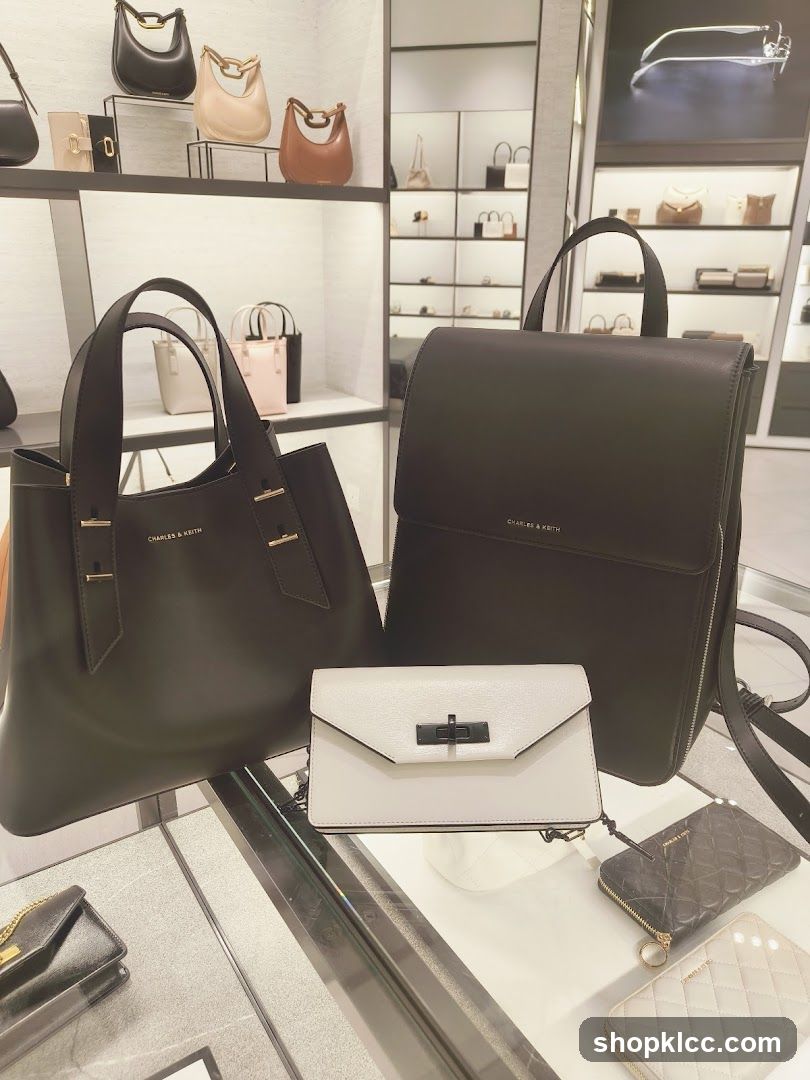 Handbags on Display