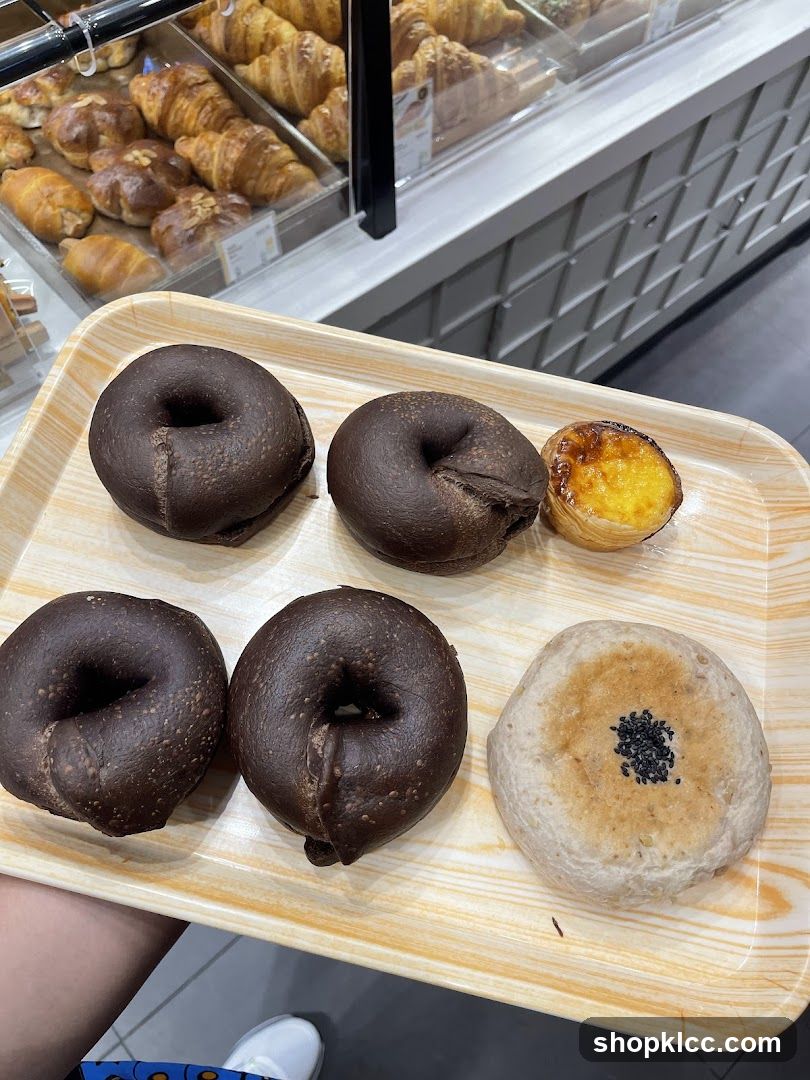 Tray of baked goods