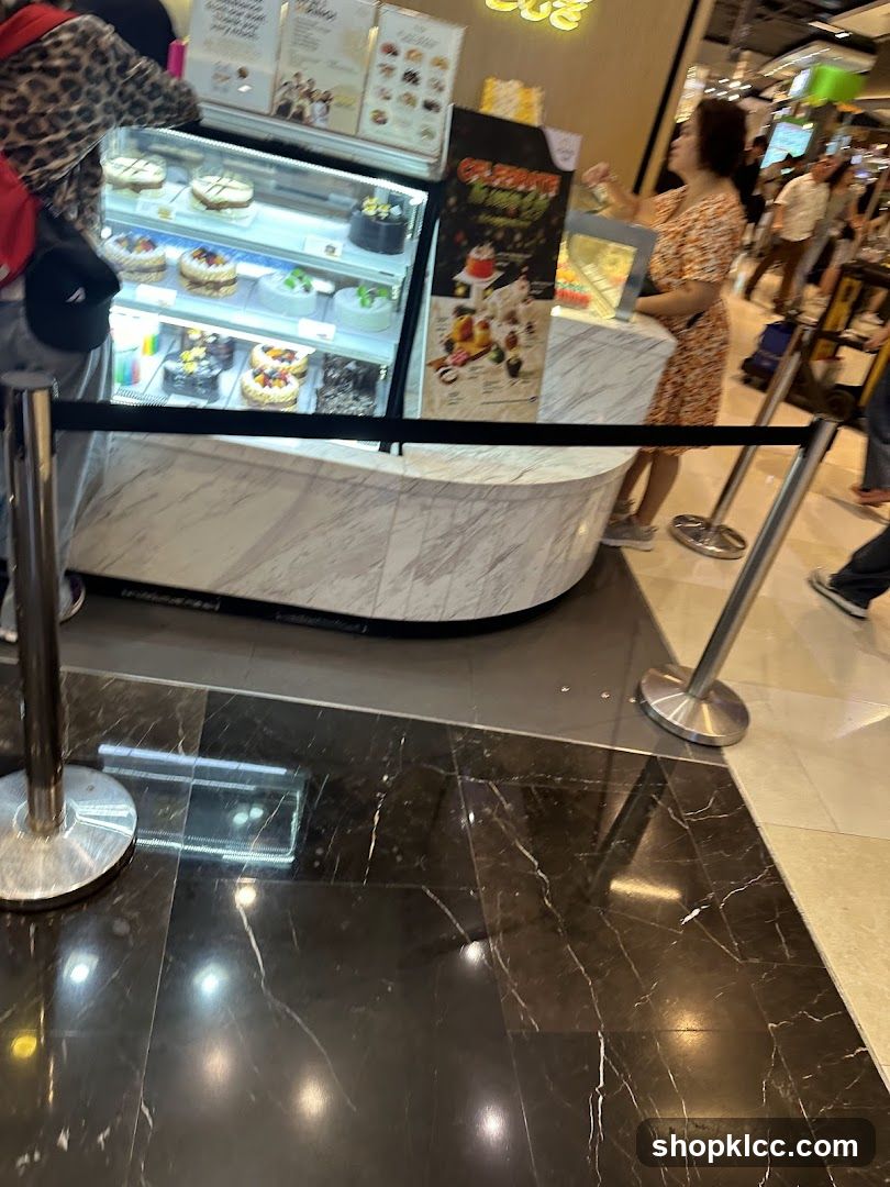 Cakes on display