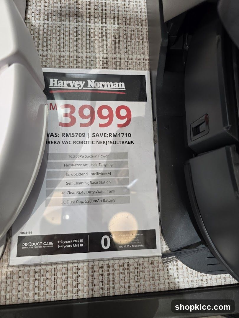 Robotic Vacuum Cleaner Price Tag