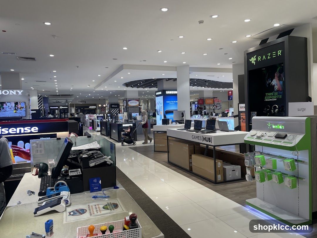 Electronics Store Interior
