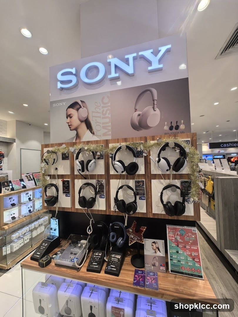 Sony Headphones Display