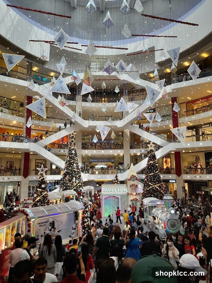 Christmas Decorations in a Mall