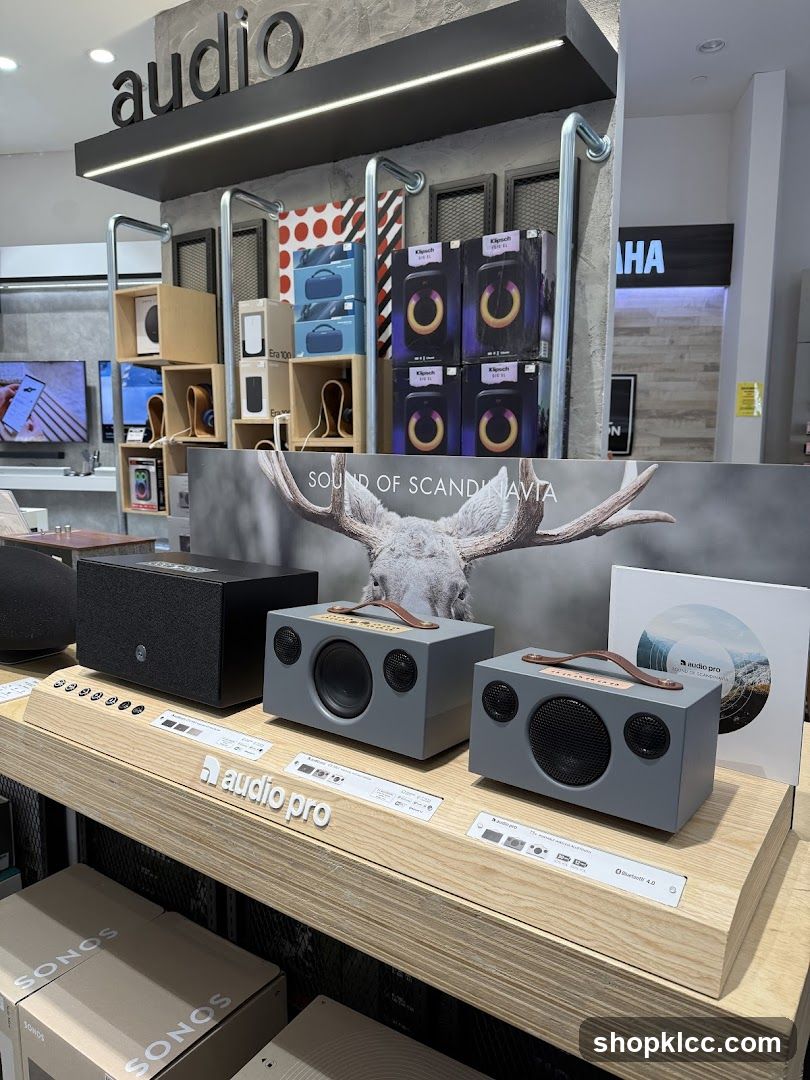 Audio Pro Speakers Display