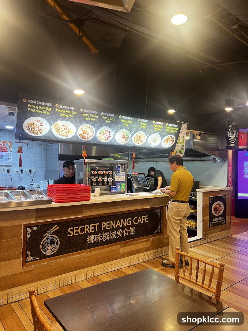 Secret Penang Cafe Counter