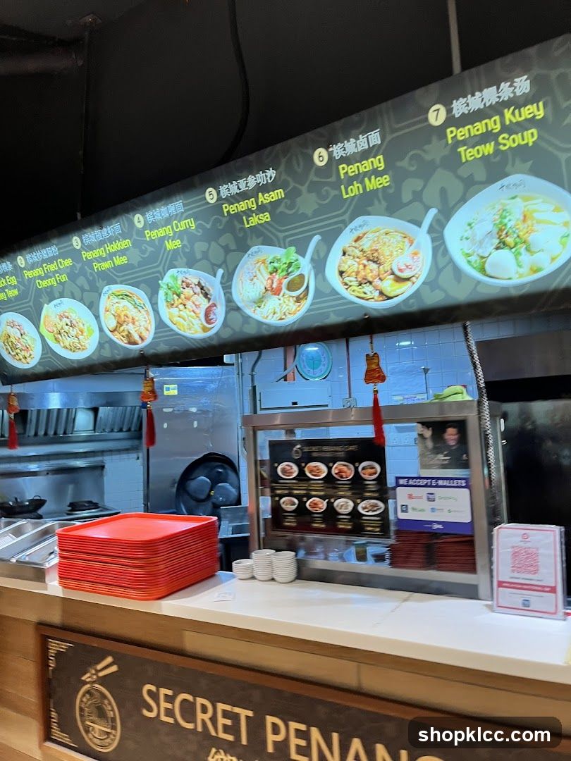 Food Stall Menu