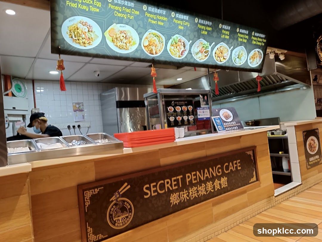 Secret Penang Cafe Counter