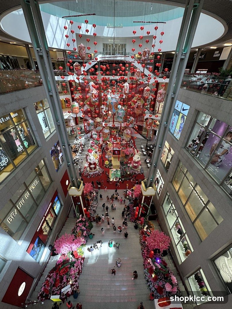 Mall Interior Decorated for Lunar New Year