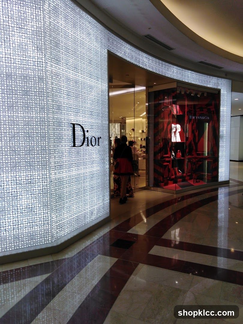 Dior and Tiffany & Co. Storefronts