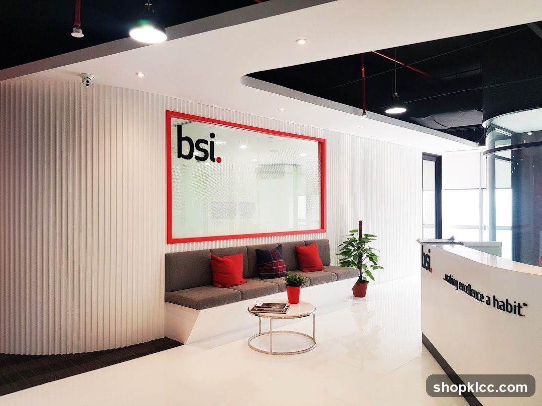 Modern Office Reception Area