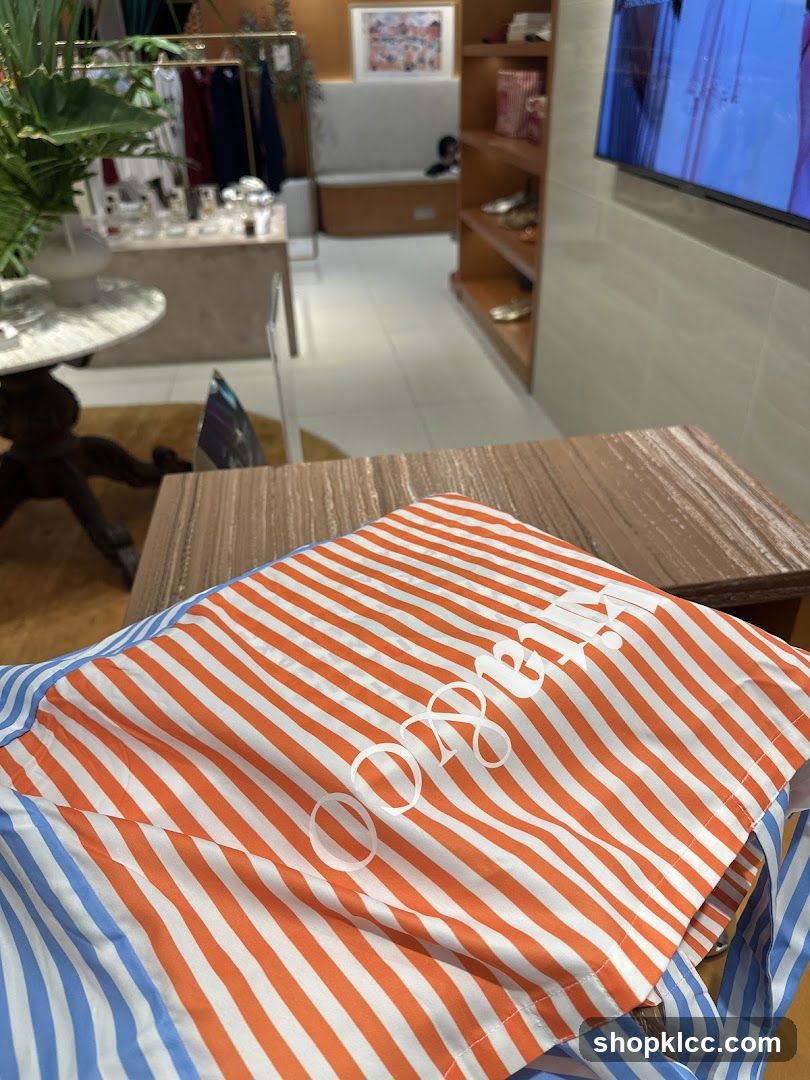 Striped Shopping Bag