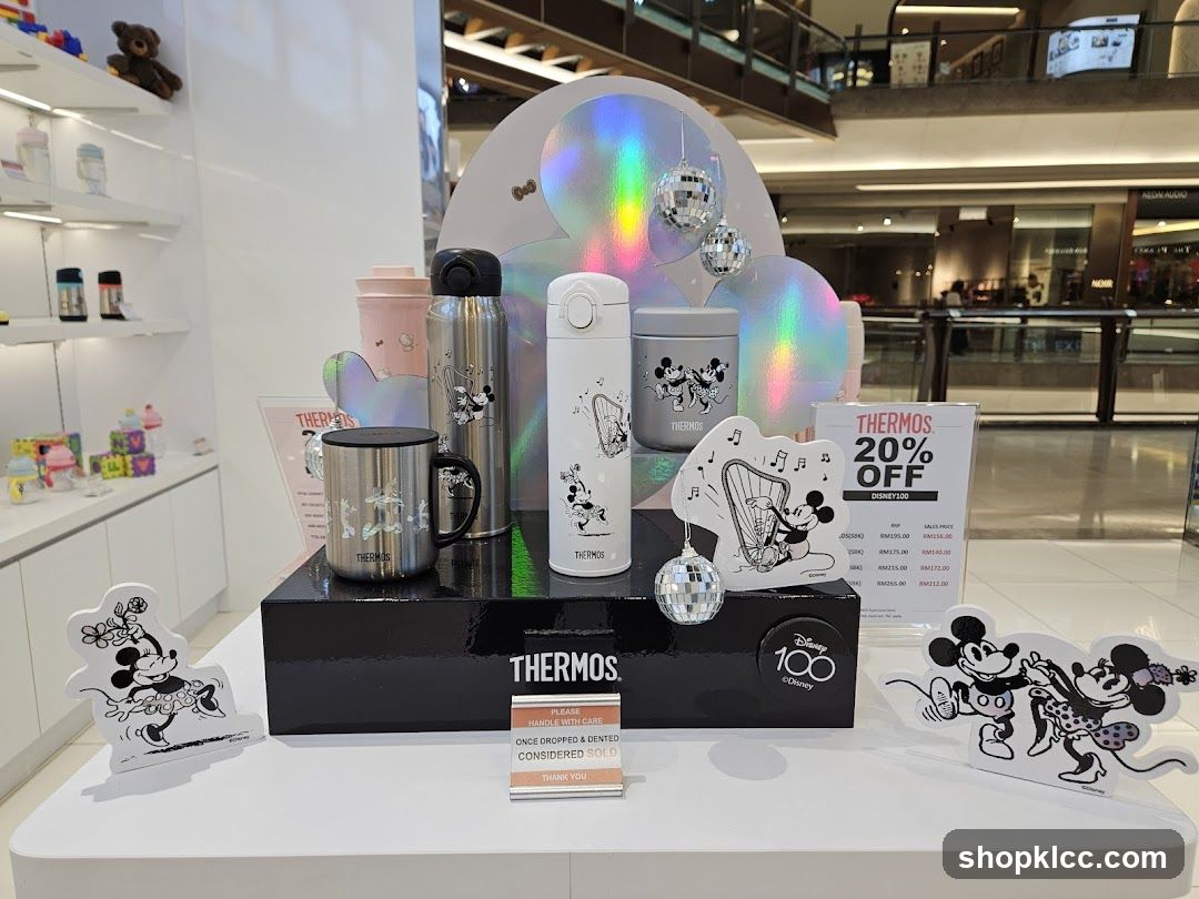 Thermos Disney 100 Collection Display