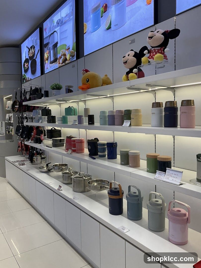 Kitchenware and Thermos Display