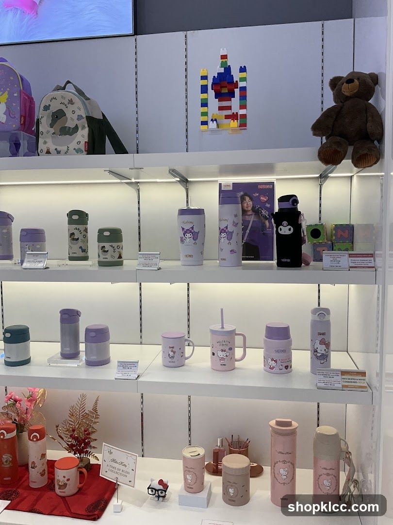Display of children's merchandise