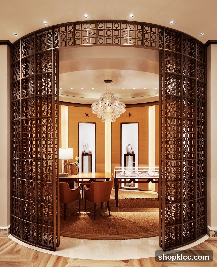 Luxurious Jewelry Store Interior